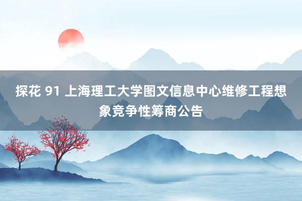 探花 91 上海理工大学图文信息中心维修工程想象竞争性筹商公告