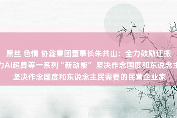 黑丝 色情 协鑫集团董事长朱共山：全力鼓励迁搬动力、超等电港、动力AI超算等一系列“新动能” 坚决作念国度和东说念主民需要的民营企业家